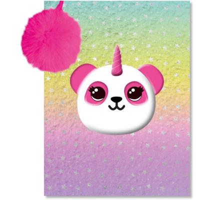 Journal: Plush Panda Squishy Rainbow With Puff