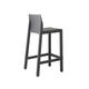 Tabouret design en plastique noir