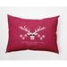 Cool Christmas Deer Indoor/Outdoor Throw Pillow