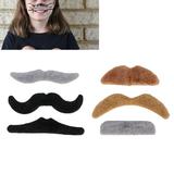 6Pcs Self Adhesive Mustache Individualized Costume Moustaches Stickers