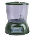 NUOLUX Automatic Fish Feeder Durable Tank Feeder LCD Display Feeder Timing Ration Feeder for Fish Pond Fish Tank Aquarium (Without Battery)