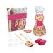 15Pcs Kids Ice Cream Pattern Apron Kitchen Playset Chef Cosplay Costume Kids Kitchenware Set Kitchen Role Play Set