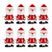 santa claus clockwork toy 8pcs in A Pack Santa Claus Clockwork Wind Up Toys Fun Cartoon Toys Wind up Clockwork Toys Party Favors Great Gift for Kids