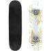 Skateboards for Beginners Tropical pattern seamless palm leaves Gold glitter pattern palm leaf 31 x8 Maple Double Kick Concave Boards Complete Skateboards Outdoor for Adults Youths Kids Teens Gifts