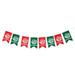 Moocorvic Christmas Banners Flags Christmas Hanging Flag Letters Garland Banner Decorations Supplies Xmas Red Green Banners Sign for Home Holiday Party Decor