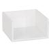 memo holder Multifunction Desktop Storage Box Self-Stick Note Dispenser Desktop Note Holder Dispenser Sundries Container for Home Office (White)