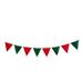 Moocorvic Christmas Banners Flags Christmas Hanging Flag Letters Garland Banner Decorations Supplies Xmas Red Green Banners Sign for Home Holiday Party Decor