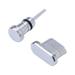 2pcs/ Set 3.5mm Earphone Jack Anti Dust Plug And Micro USB Port Plug for Phones S7/ S7 Edge/ Moto G5 Plus/ 2016/ Xperia S/ Huawei Honor 6X/ HTC/ (Silver)