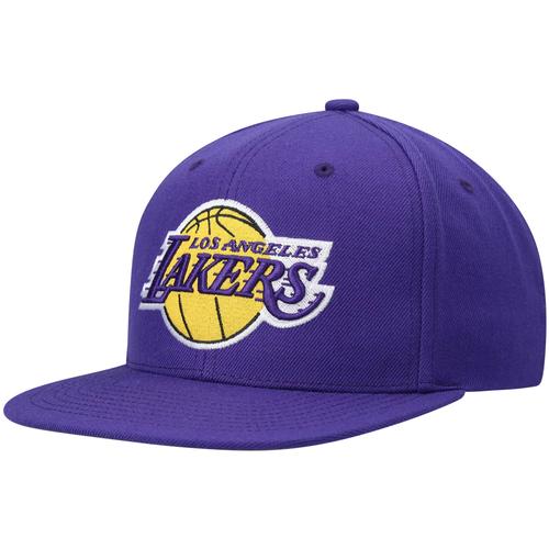 Lila Los Angeles Lakers Ground 2.0 Snapback-Mütze von Mitchell & Ness für Herren