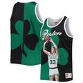 Mitchell & Ness Larry Bird Kelly Green/Black Boston Celtics Sublimated Player Tank Top für Herren