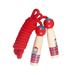skipping rope Children Sports Skipping Rope Jump Rope with Wood Handle Early Education Toy Kid Fitness Equipment for Kids (Red Zebra)