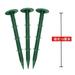 NUOLUX 100Pcs Gardening Stakes Garden Plastic Stakes Ground Nails Garden Pegs Stakes Landscape Ground Stakes