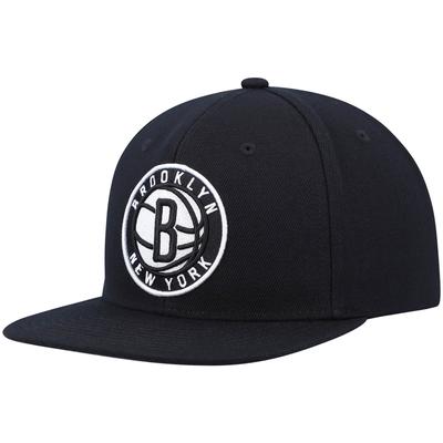 Mitchell & Ness Brooklyn Nets Ground 2.0 Snapback-Mütze für Herren in Schwarz Image