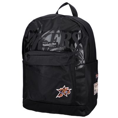 Mitchell & Ness – Schwarzer Philadelphia 76ers-Team-Rucksack Image