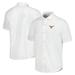 Men's Tommy Bahama White Texas Longhorns Coconut Point Palm Vista IslandZone Camp Button-Up Shirt