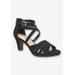 Women's Crissa Casual Sandal by Easy Street in Black Lamy (Size 8 1/2 M)