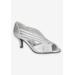 Women's Oceana Pump by Easy Street in Silver Metallic (Size 7 1/2 M)