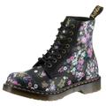 Schnürboots DR. MARTENS "1460 Pascal" Gr. 37, bunt (schwarz, multi vintage floral) Damen Schuhe Schnürstiefeletten