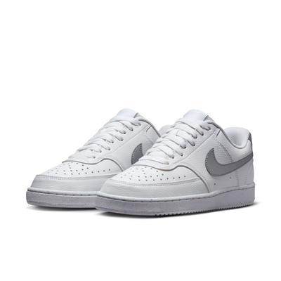 Sneaker NIKE SPORTSWEAR "Court Vision Low Next Nature", Gr. 40,5, silber (weiß, silber), Synthetik, sportlich, Schuhe Image