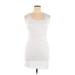 JLo by Jennifer Lopez Casual Dress: White Dresses - Women's Size 14