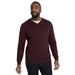 Men's Big & Tall Jonny Bigg Essential V Neck Sweater by Johnny Bigg in Burgundy (Size 4XL)