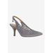 Wide Width Women's Vanani Pump by J. Renee in Pewter (Size 8 1/2 W)