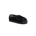 Wide Width Women's Apma Women'S Open Toe Slipper by LAMO in Black (Size 10 W)