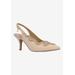 Wide Width Women's Fedosia Pump by J. Renee in Beige (Size 8 1/2 W)