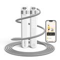 Jump Rope, Wigore Smart Jump Rope with smart life APP, Skipping Rope for girl ,boy ,kids,fitness jump rope,Fitness gifts for women,men (White)