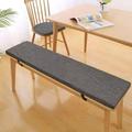 Edumov Seat Cushion, Bench Cushion, Cushion for Garden Bench and Hollywood Swing, Garden Bench Cushion for Garden Furniture, Bench Cushion Seat Cushion (120 x 55 x 5 cm, Dark Grey)