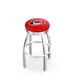 Holland Bar Stool NHL 25" Swivel Bar Stool Upholstered/Metal in Gray | Bar Stool ( 30" Seat Height) | Wayfair L8C3C30CarHur