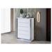 Ivy Bronx Jacquise 5 Drawer 35.43" W Chest Wood in White | 48.98 H x 35.43 W x 17.13 D in | Wayfair A11665EE5C6D4F00B0D5B3C61C4B1D2E