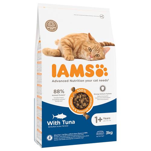 3kg Vitality: Adult Thunfisch IAMS Katzenfutter Trocken zum Sonderpreis!