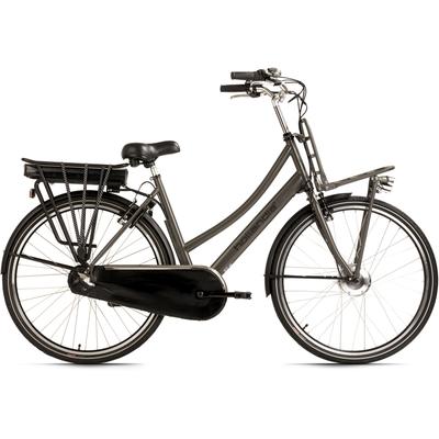 E-Bike HOLLANDIA "Carry On" E-Bikes Gr. 54 cm, 28 Zoll (71,12 cm), grau (anthrazit) E-Bikes