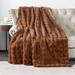 Home Soft Things Bubble Textured FauxFur Throw Cozy Soft Blankets