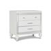 New Classic Furniture Tracee 3-Drawer Nightstand with Mirror Accent