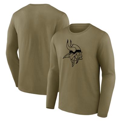 Minnesota Vikings Mono-Logo-Grafik-Langarm-T-Shirt – Herren Image