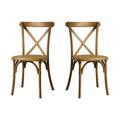 Dining Chairs Set of 2 Resin Dining Side Chair Mid Century Modern Dining Room Chairs for Kitchen Living Room