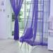 Sheer Window Curtain Panels - Solid Color Panels/Drapes (1 Panel 40 Wide x 79 Inches Long)