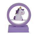 Bedroom Decoration Girl Heart Personality Birthday Gift Dreamy Unicorn Music Night Light No Battery Included Purple Color