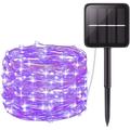 Solar Powered String Lights Mini 100 LED Copper Wire Lights Starry String Lights Indoor Outdoor Waterproof Solar Decoration Lights for Gardens Home Dancing Party