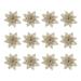 Artificial flower decoration ornaments Christmas tree New Year home outdoor decoration - Champagne gold