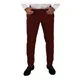 Dolce & Gabbana , Luxury Red Cashmere Silk Dress Pants ,Red male, Sizes: L