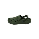 Extra Wide Width Men's Rubber Clog Water Shoe by KingSize in Army Green (Size 10 EW)