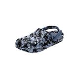 Extra Wide Width Men's Rubber Clog Water Shoe by KingSize in Steel Marble (Size 14 EW)