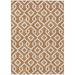 White 60 x 36 x 0.19 in Area Rug - Bungalow Rose Rectangle Ferran Indoor/Outdoor Area Rug w/ Non-Slip Backing | 60 H x 36 W x 0.19 D in | Wayfair