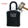 Coffre-fort à mot de passe mural en métal coffre-fort à clés extérieur boîte à code boîte de