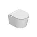 Ceramica Globo - Vaso sospeso senza brida in ceramica 43x36 cm Globo Forty3 FOS06BI Bianco