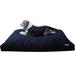 Dogbed4less Shredded Memory Foam Dog Bed for Small to Medium Dogs Black Canvas Cover 37 x27 Pillow