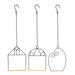 3 Sets of Hummingbird Swing Portable Bird Perch Metal Frame Bird Swing Bird Training Stand Rack